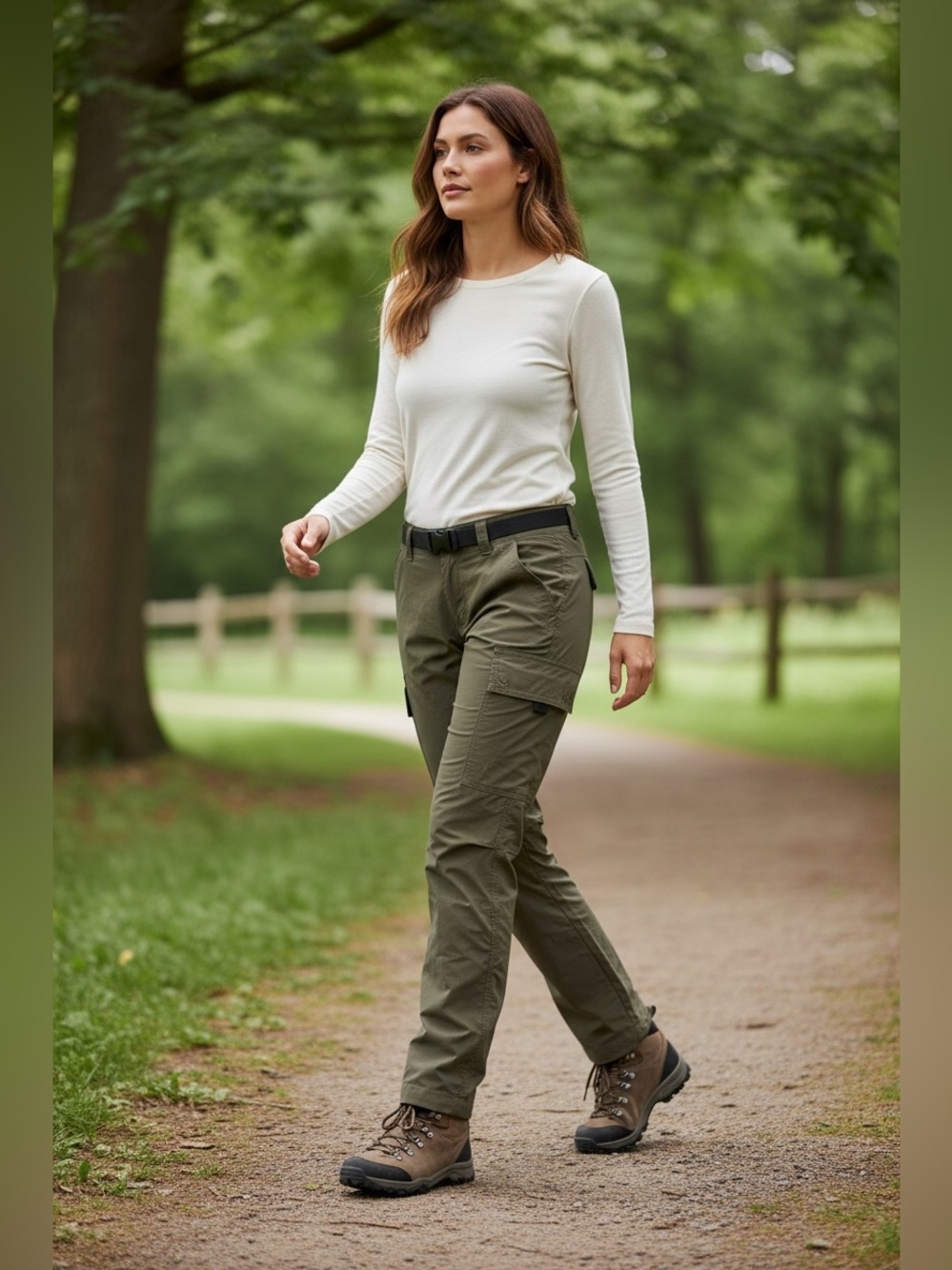 REI Olive Green Women's Cargo Jogger Pants